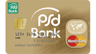 PSD Bank Mastercard Gold logo